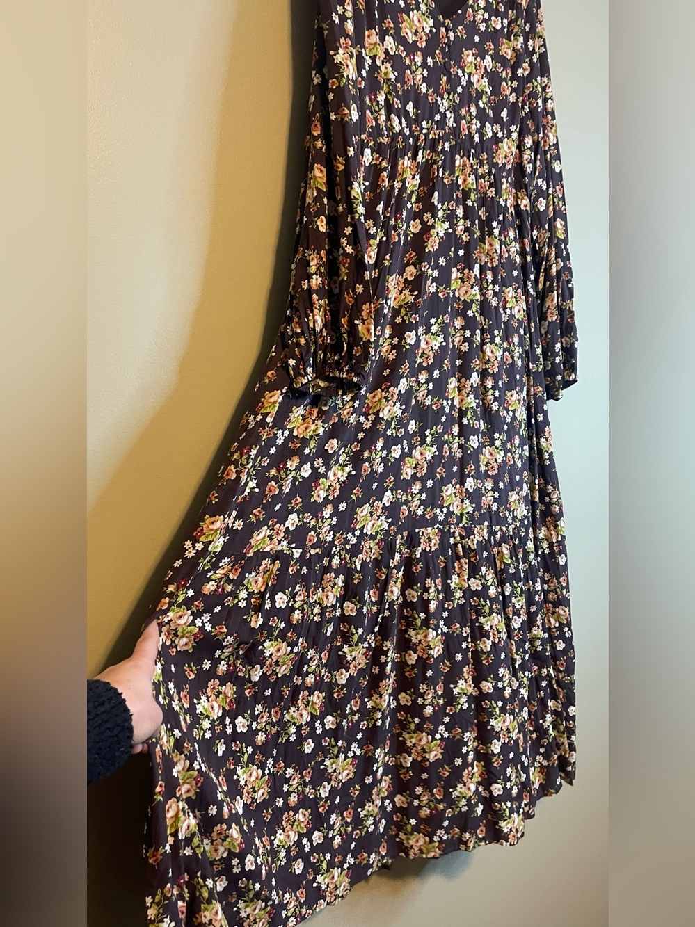 Listicle Finally Fall Baby Doll Floral Dress - Picture 6 of 12